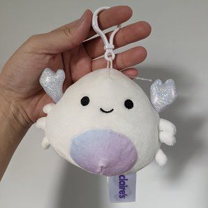 Claire's Exclusive Squishmallow Magela White Crab Clip